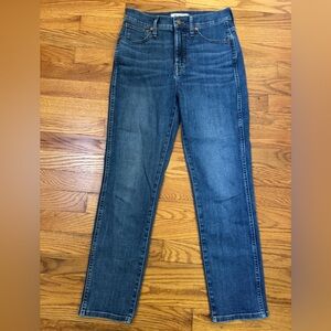 Women’s Madewell stovepipe jeans size 25